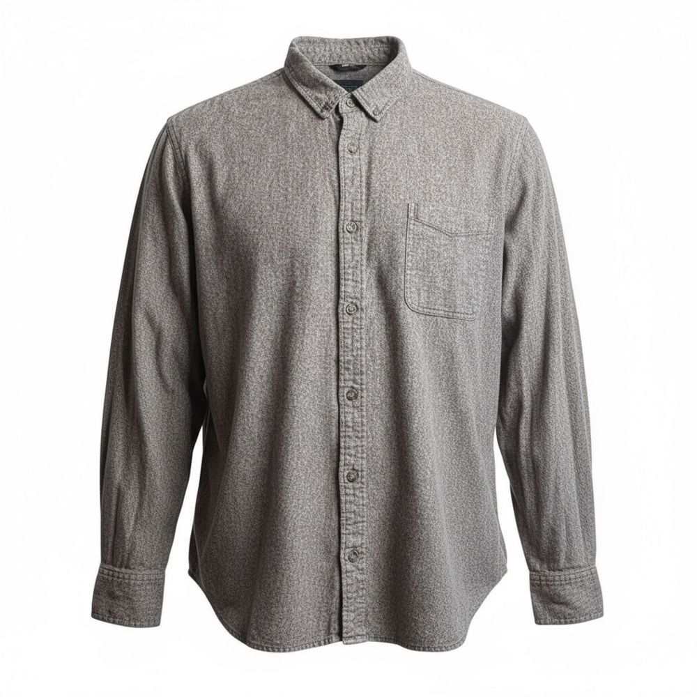 14th‎ & Union Button Down Shirt Men’s 2XL Heather Brown Long Sleeve Casual